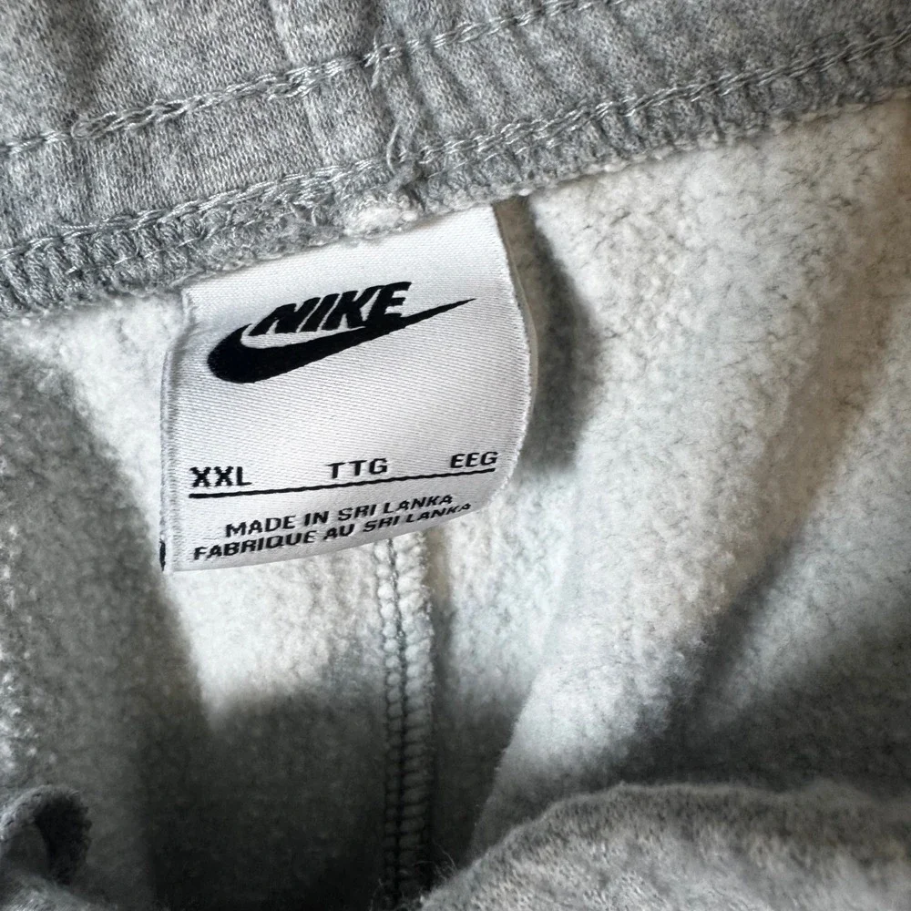 Nike Mens Club Fleece Sweatpants Grey Open Hem Joggers XXL BV2707-063